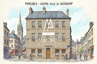 achat immeuble guingamp 22200