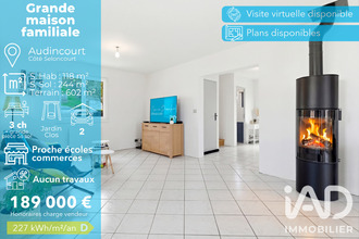 achat maison audincourt 25400