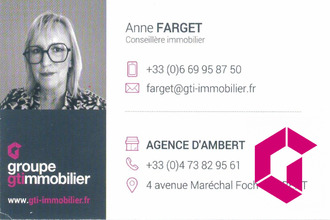 achat maison marat 63480