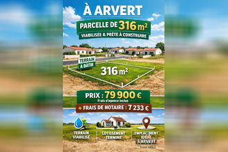 achat terrain arvert 17530