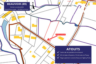 achat terrain beauvoir 89240
