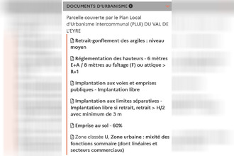 achat terrain belin-beliet 33830