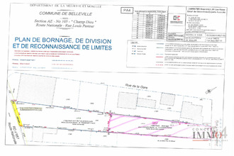 achat terrain belleville 54940