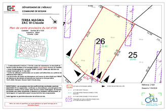 achat terrain bessan 34550
