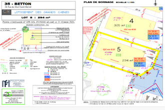 achat terrain betton 35830