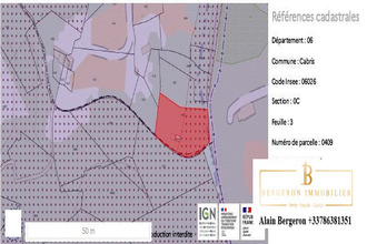 achat terrain cabris 06530