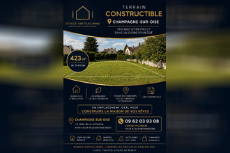 achat terrain champagne-sur-oise 95660