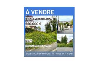 achat terrain chennevieres-sur-marne 94430