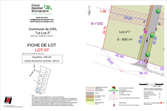 achat terrain ciel 71350