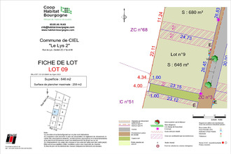 achat terrain ciel 71350