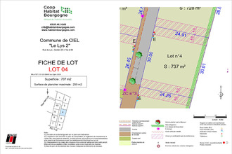 achat terrain ciel 71350