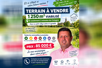 achat terrain cologne 32430