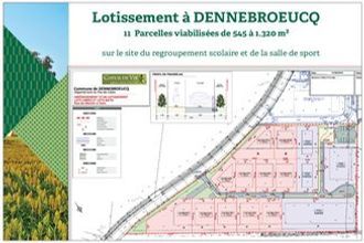 achat terrain dennebroeucq 62560