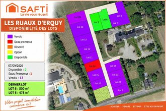 achat terrain erquy 22430