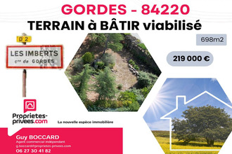 achat terrain gordes 84220