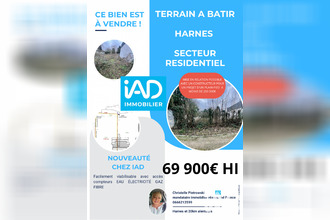 achat terrain harnes 62440