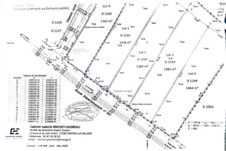 achat terrain huismes 37420