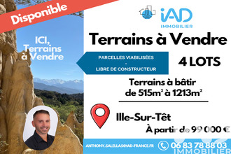 achat terrain ille-sur-tet 66130