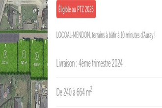 achat terrain locoal-mendon 56550