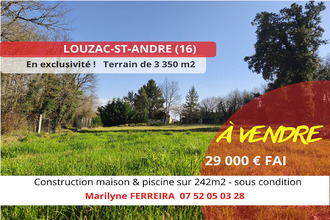 achat terrain louzac-st-andre 16100