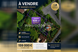 achat terrain marines 95640