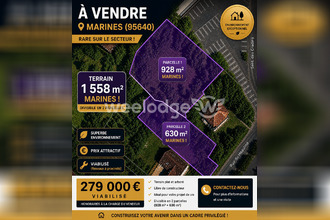 achat terrain marines 95640