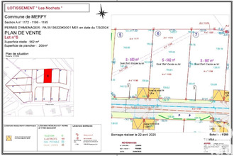 achat terrain merfy 51220