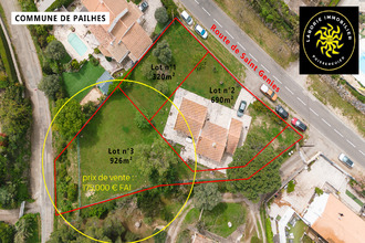 achat terrain pailhes 34490