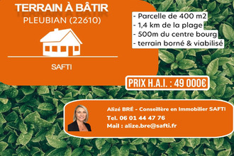achat terrain pleubian 22610