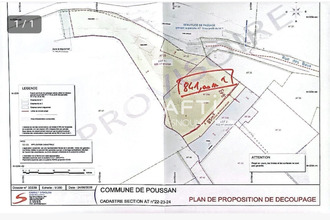 achat terrain poussan 34560