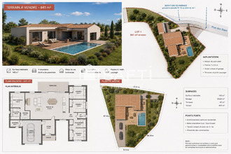 achat terrain poussan 34560