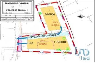 achat terrain puimisson 34480