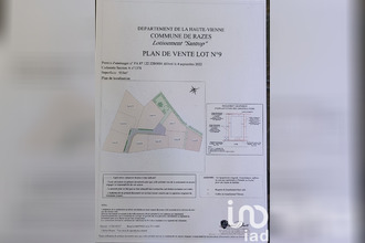 achat terrain razes 87640
