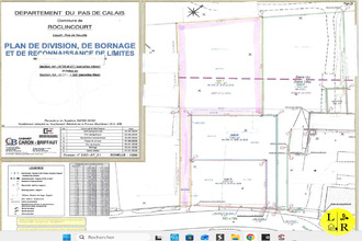 achat terrain roclincourt 62223