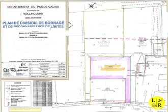 achat terrain roclincourt 62223