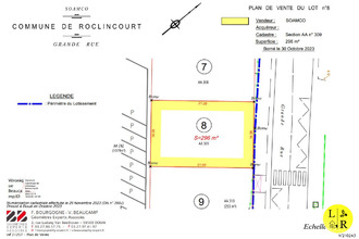 achat terrain roclincourt 62223