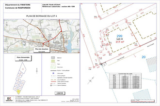 achat terrain rosporden 29140