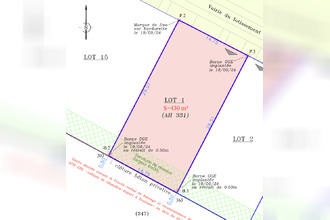 achat terrain salles 33770