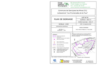 achat terrain sanvignes-les-mines 71410