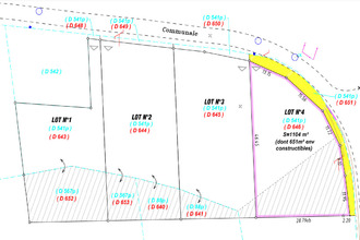 achat terrain savignac 33124