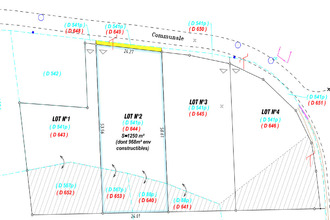achat terrain savignac 33124
