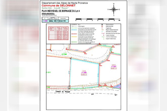 achat terrain selonnet 04140