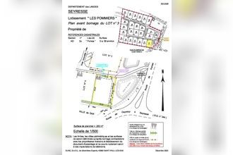 achat terrain seyresse 40180