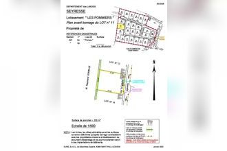 achat terrain seyresse 40180