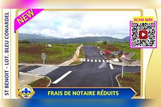 achat terrain st-benoit 97470