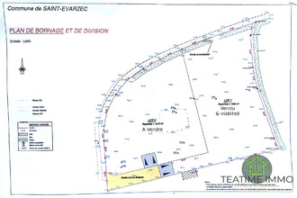 achat terrain st-evarzec 29170