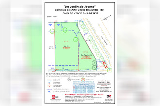 achat terrain st-genies-bellevue 31180