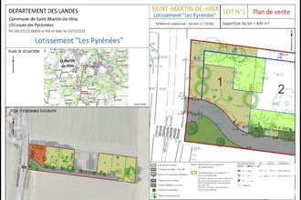 achat terrain st-martin-de-hinx 40390