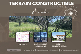 achat terrain st-raphael 83700