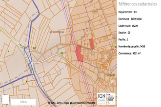 achat terrain st-vidal 43320